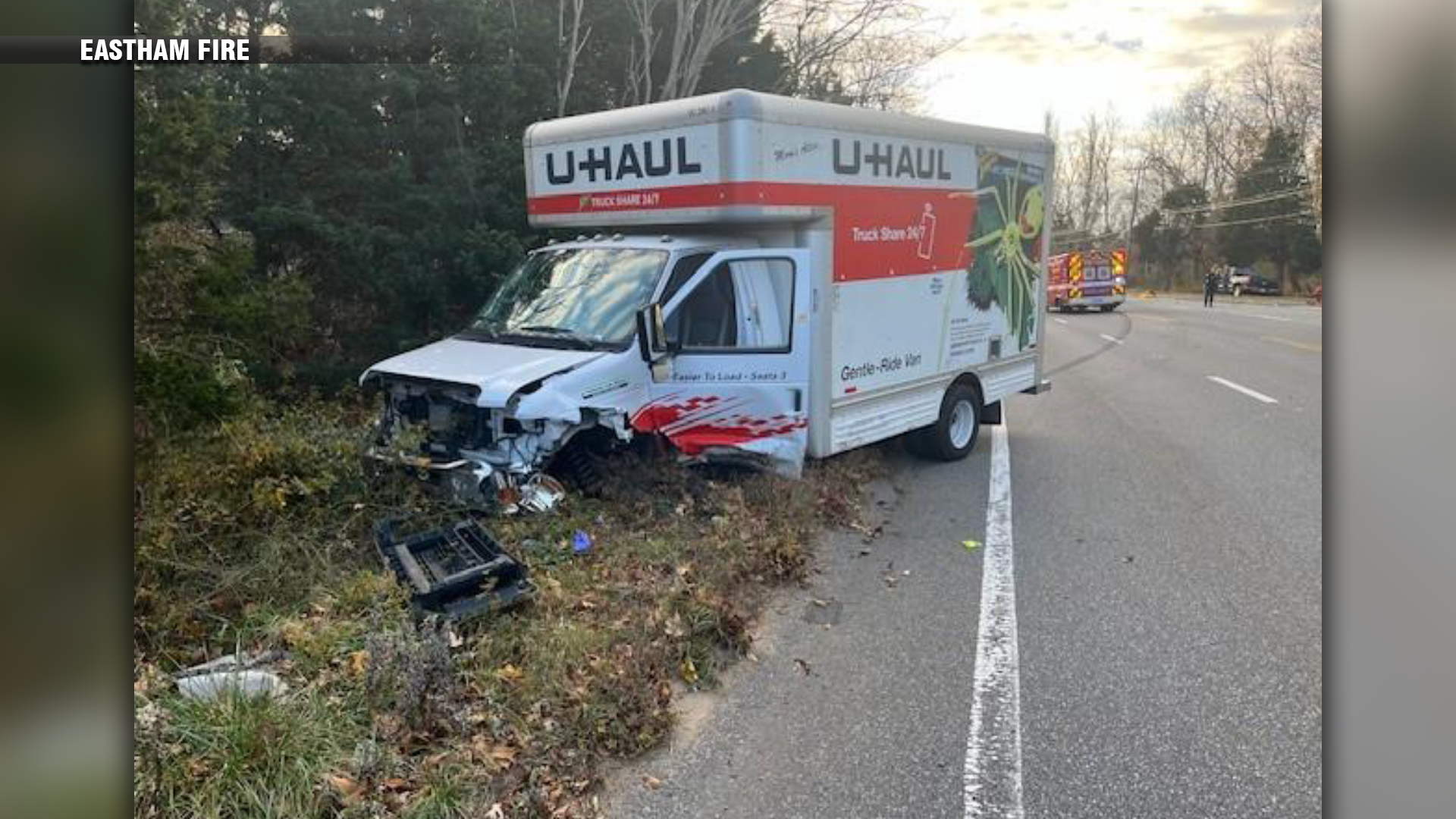 Two people hospitalized after multi-vehicle, rollover crash in Eastham ...