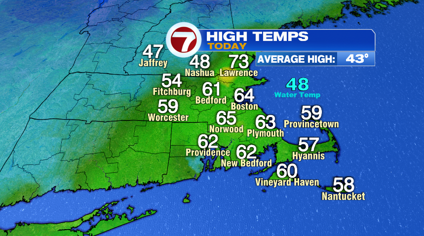 Sunny & Seasonable Week Ahead - Boston News, Weather, Sports | WHDH 7News