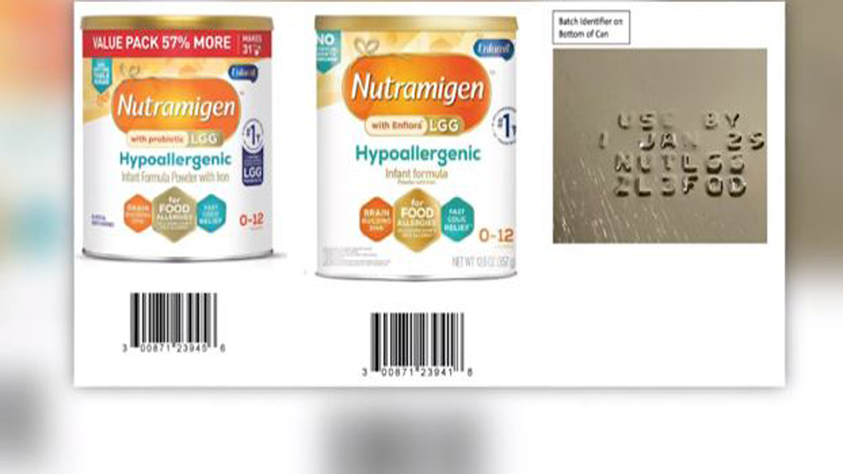 Reckitt/Mead Johnson voluntarily recalls specialty infant formula due