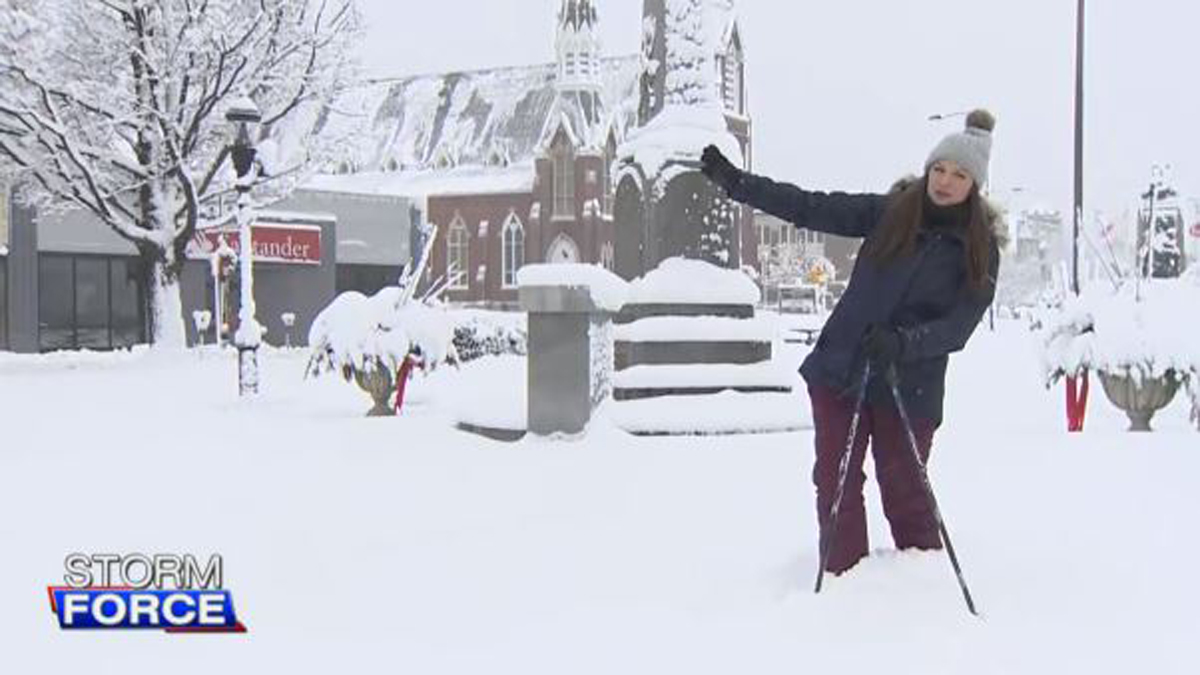 Difficult driving in Leominster as crews work to keep up with the storm
