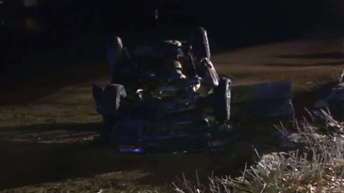 Police investigating fiery rollover crash in Rockland - Boston News ...