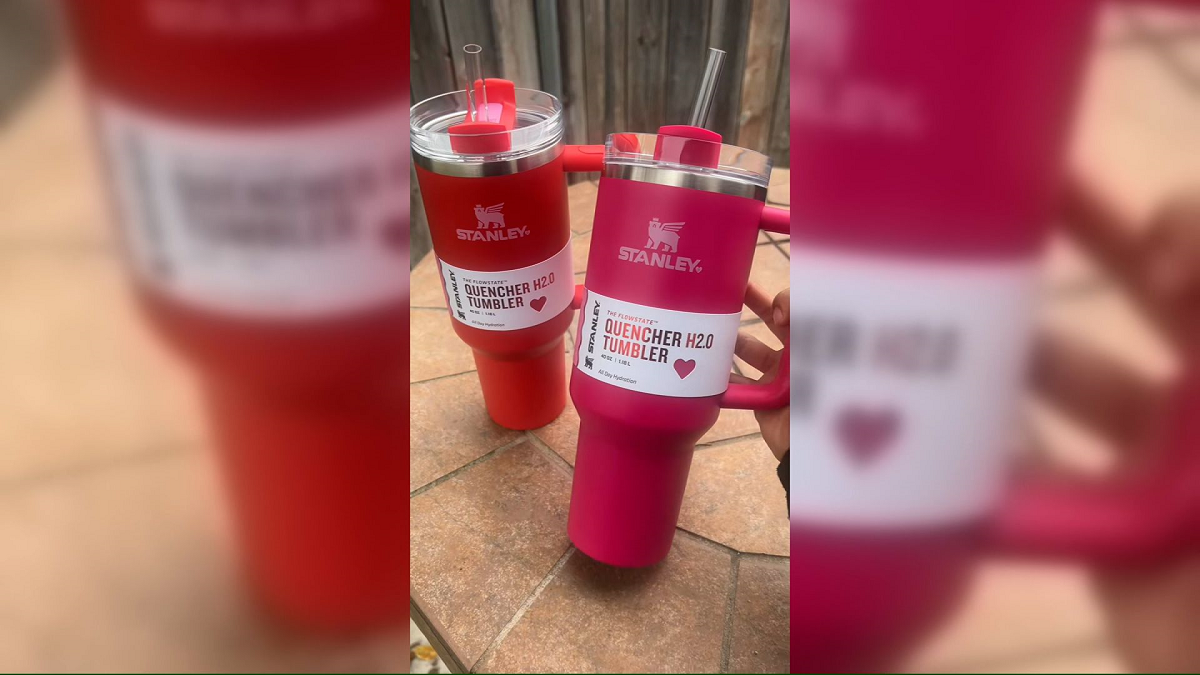 Rosehued Stanley cups for Valentine’s Day spark a frenzy at Target