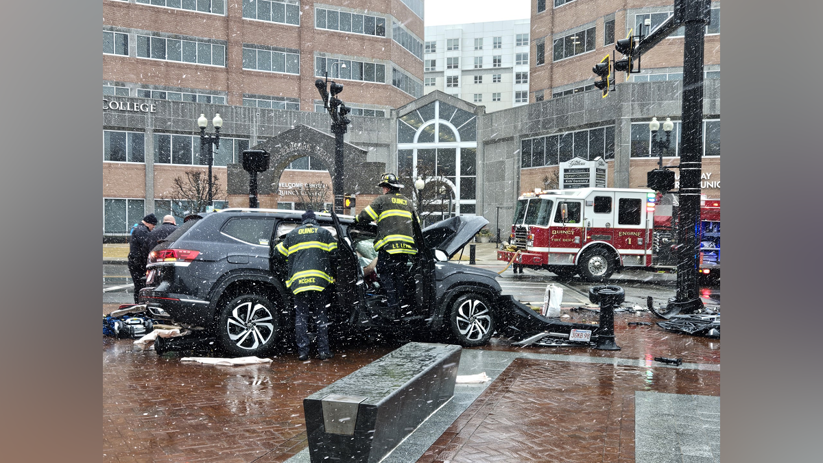 昆西中心汉考克街发生车祸-波士顿新闻、天气、体育