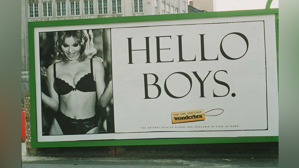 Remember when these 1990s Wonderbra ads shocked the world? - Boston News,  Weather, Sports