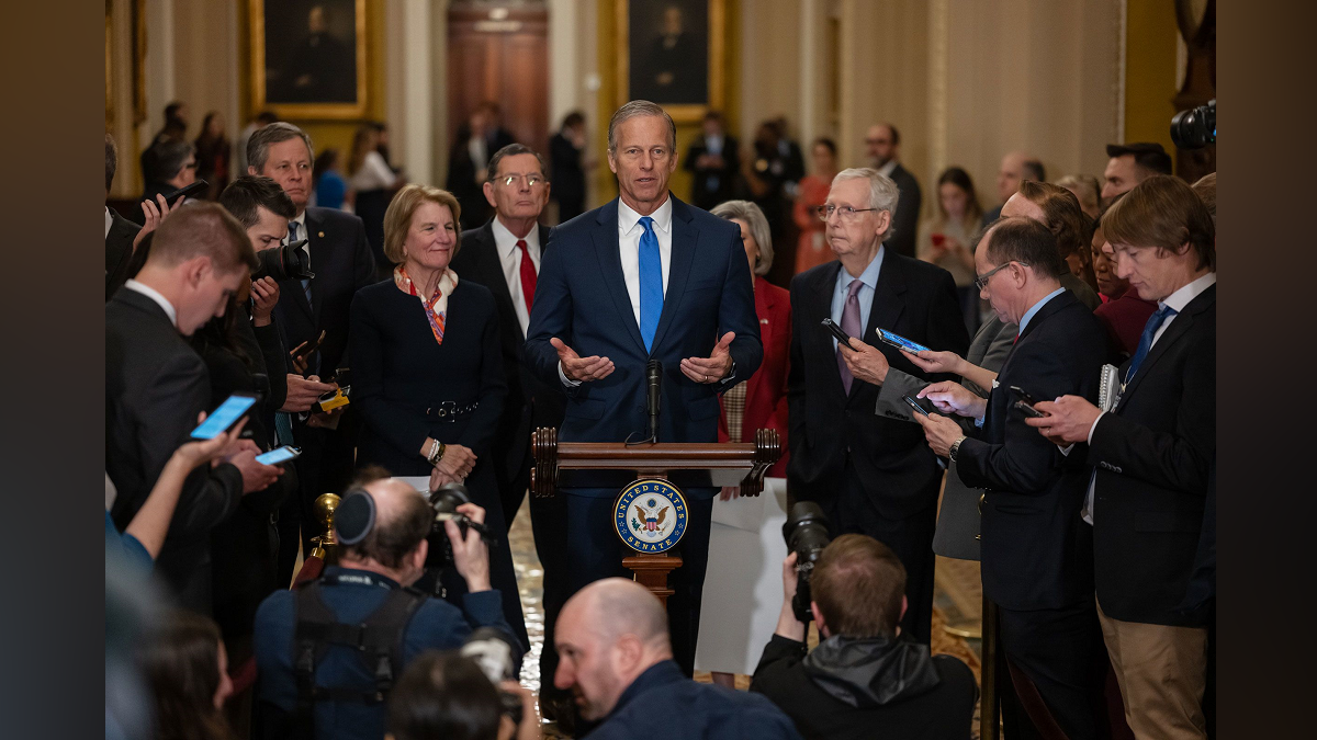 Thune announces bid to succeed McConnell, setting up fight for Senate ...