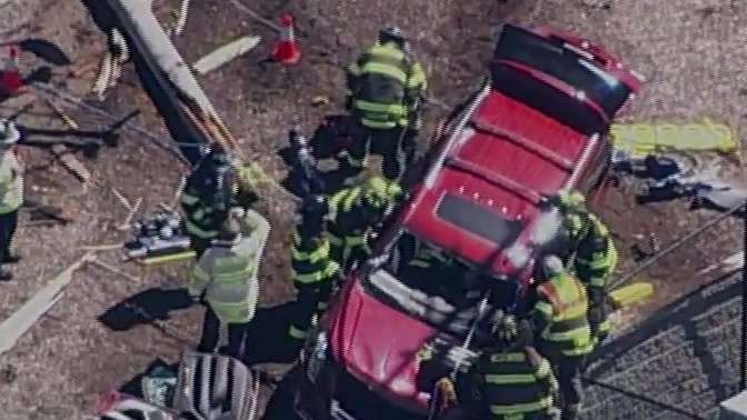 2 injured in Norwood head-on collision that snapped telephone pole in ...