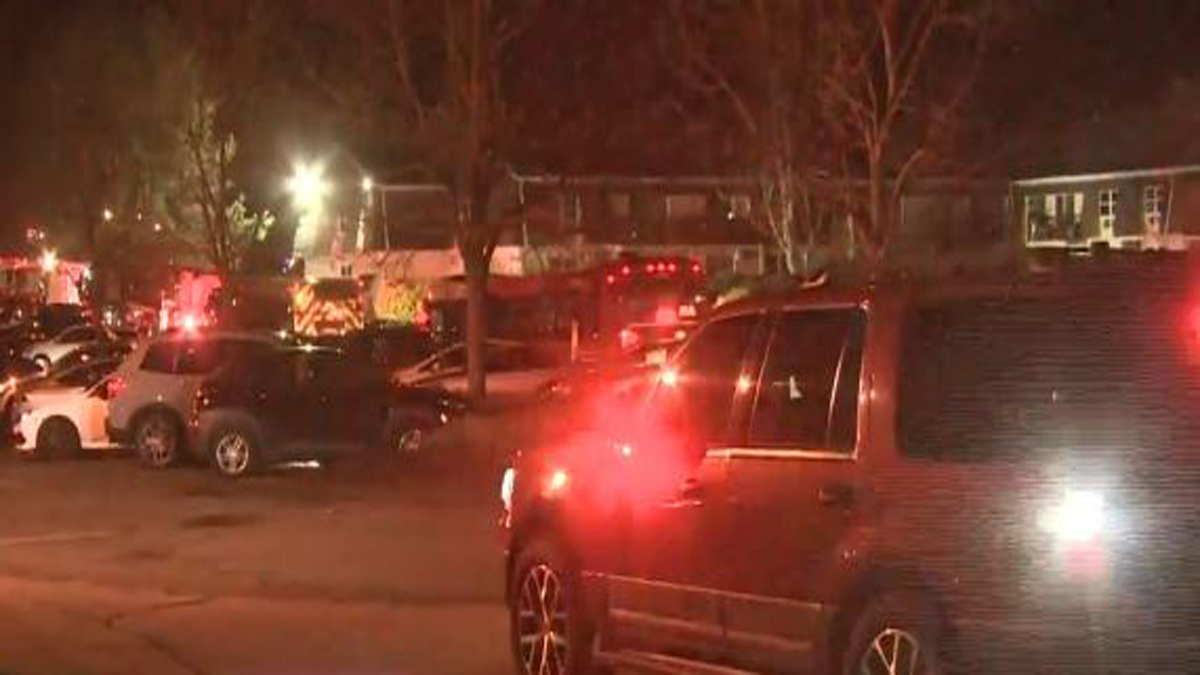 2 hospitalized, dozens displaced after fire at Abington apartment