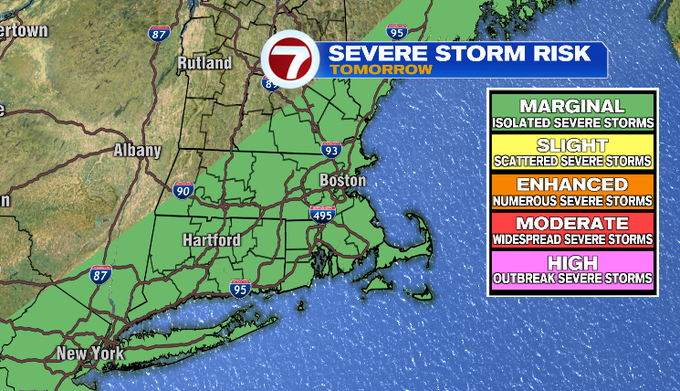 Warm Thursday with scattered storms - Boston News, Weather, Sports ...