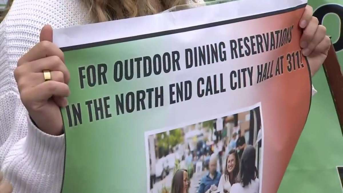 North End restaurant owners hold protest as Boston outdoor dining season begins in other neighborhoods - Boston News, Weather, Sports - Vimarsana News