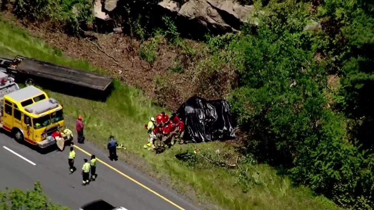 91 Year Old Man Dies In I 495 Rollover Crash In Milford Boston News Weather Sports Whdh 7news 3297