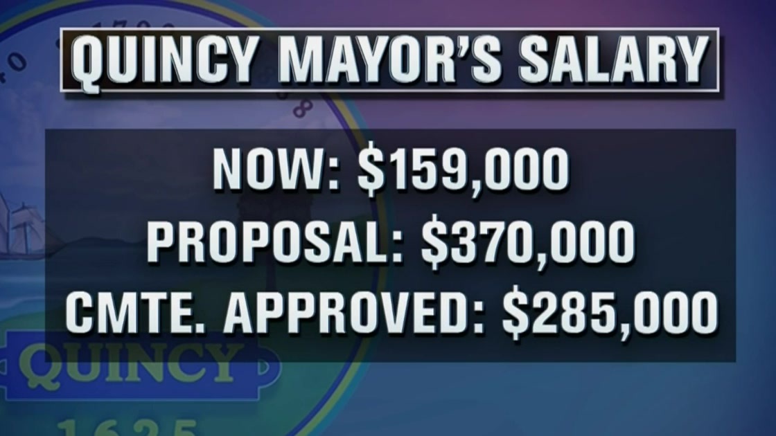 Quincy mayor could soon be paid more than Boston, NYC mayors Boston
