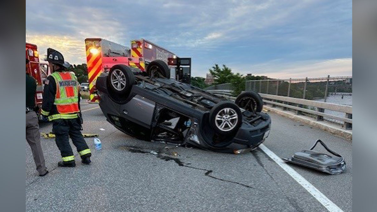 3 People Taken To Hospitals After Rollover Crash In Manchester, NH ...