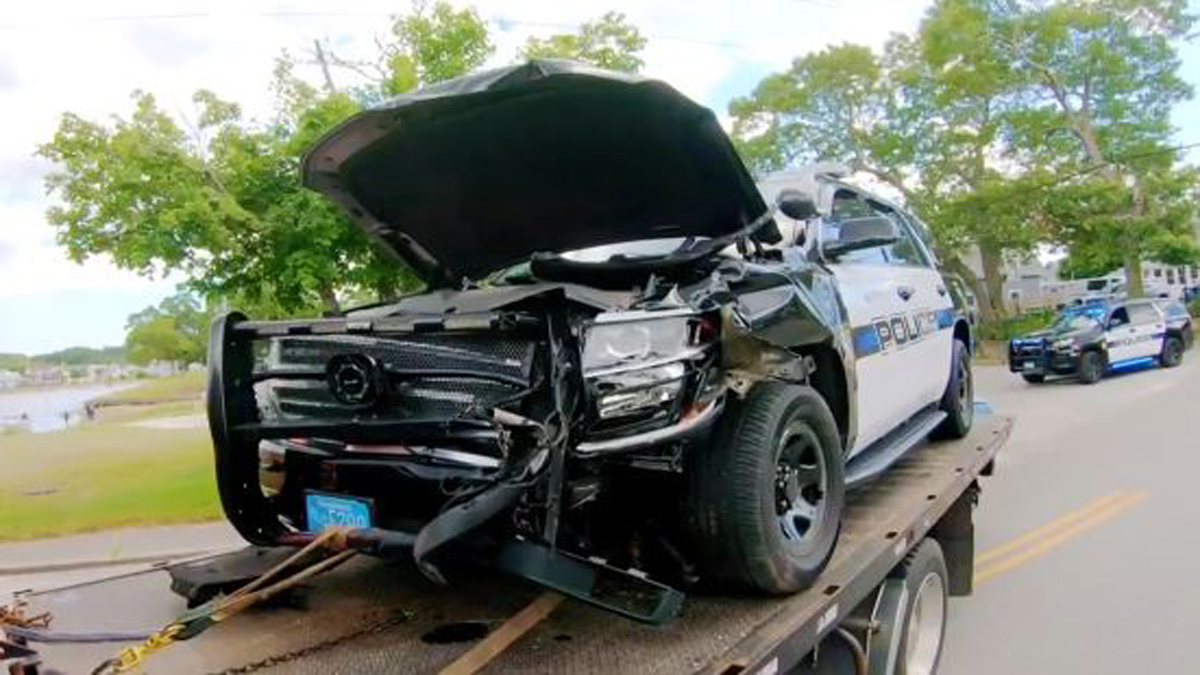 Officer Hospitalized After Crash Involving Police Cruiser In Wareham ...