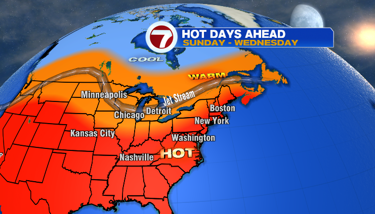 Hot weather returns - Boston News, Weather, Sports | WHDH 7News