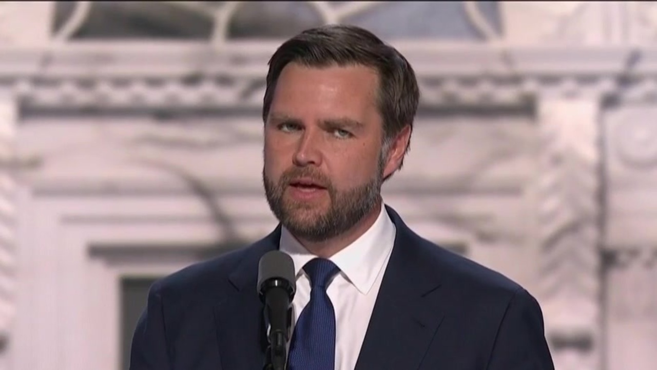 JD Vance introduces himself as Trump’s running mate, appeals to Rust