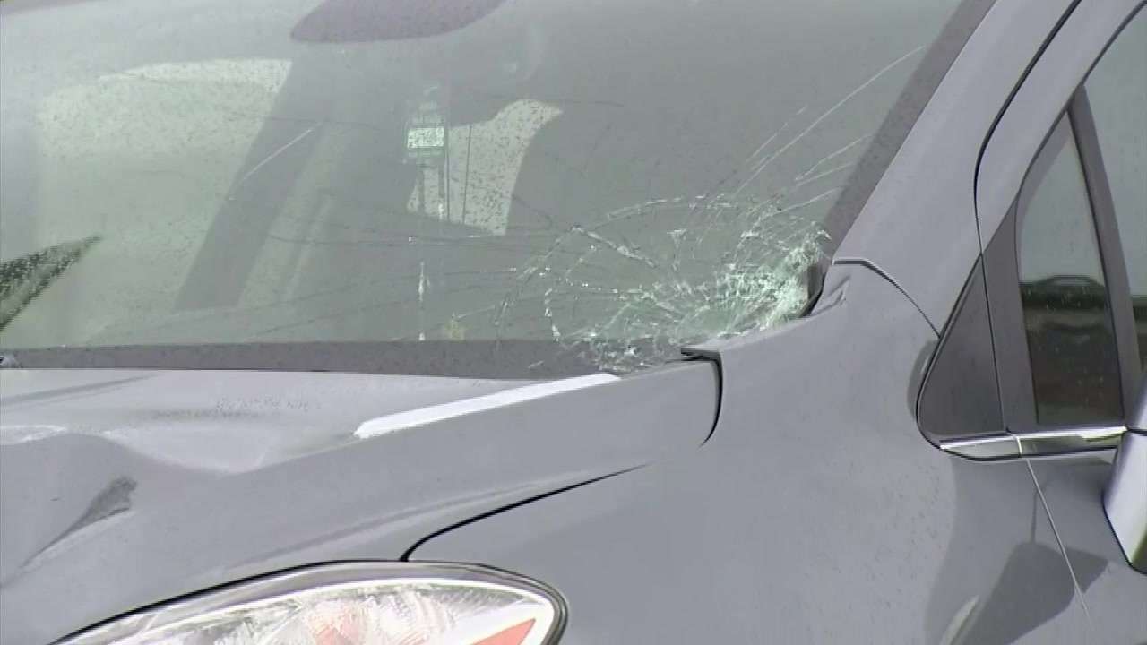 Pedestrian hospitalized after she was hit by car while crossing street ...