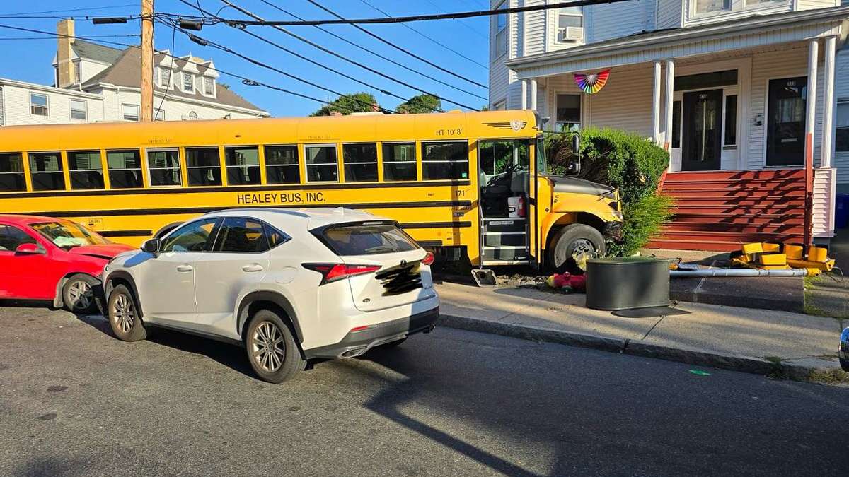 School bus involved in three-vehicle crash in Malden - Boston News ...