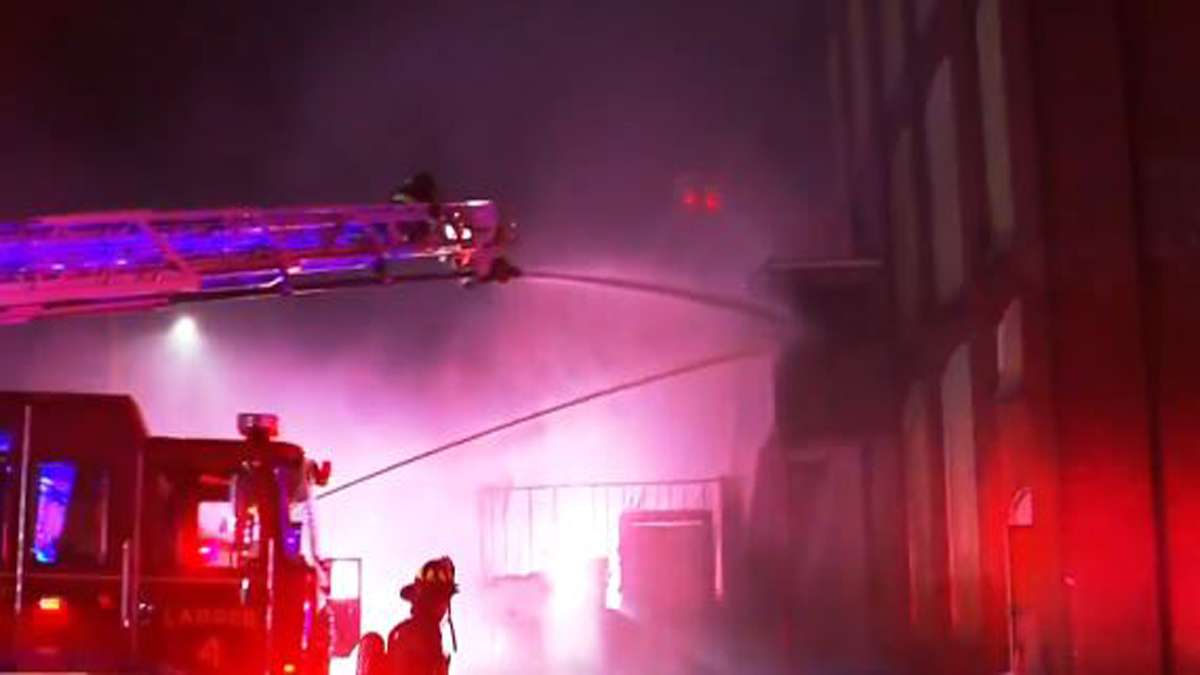 Fire crews battle massive blaze in New Bedford mill building - Boston ...