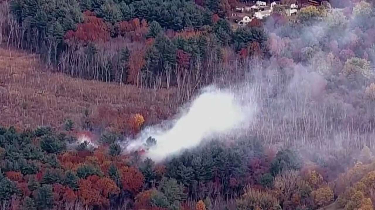 Crews battle brush fire in Wilmington woods - Boston News, Weather ...