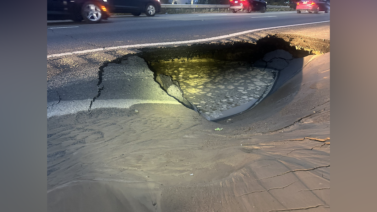 Lane closures on I-495 in Haverhill are expected to last through Tuesday after a water main break causes a sinkhole – Boston News, Weather, Sports