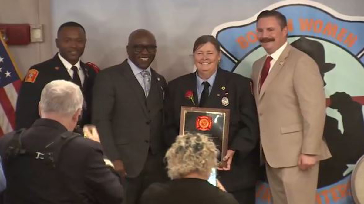 Boston Fire Department honors first female firefighter after 40 years of service – Boston News, Weather, Sports | WHDH 7News