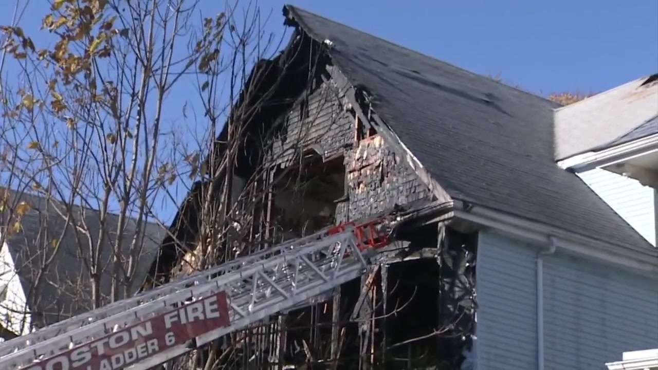 Firefighters rescue man trapped on second floor of burning home in ...