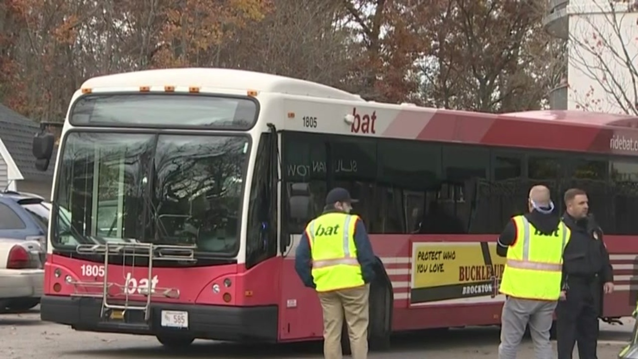 Woman in wheelchair struck by bus in Brockton Boston News, Weather