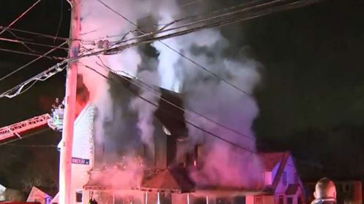 Crews battle multi-alarm house fire in Woburn - Boston News, Weather ...