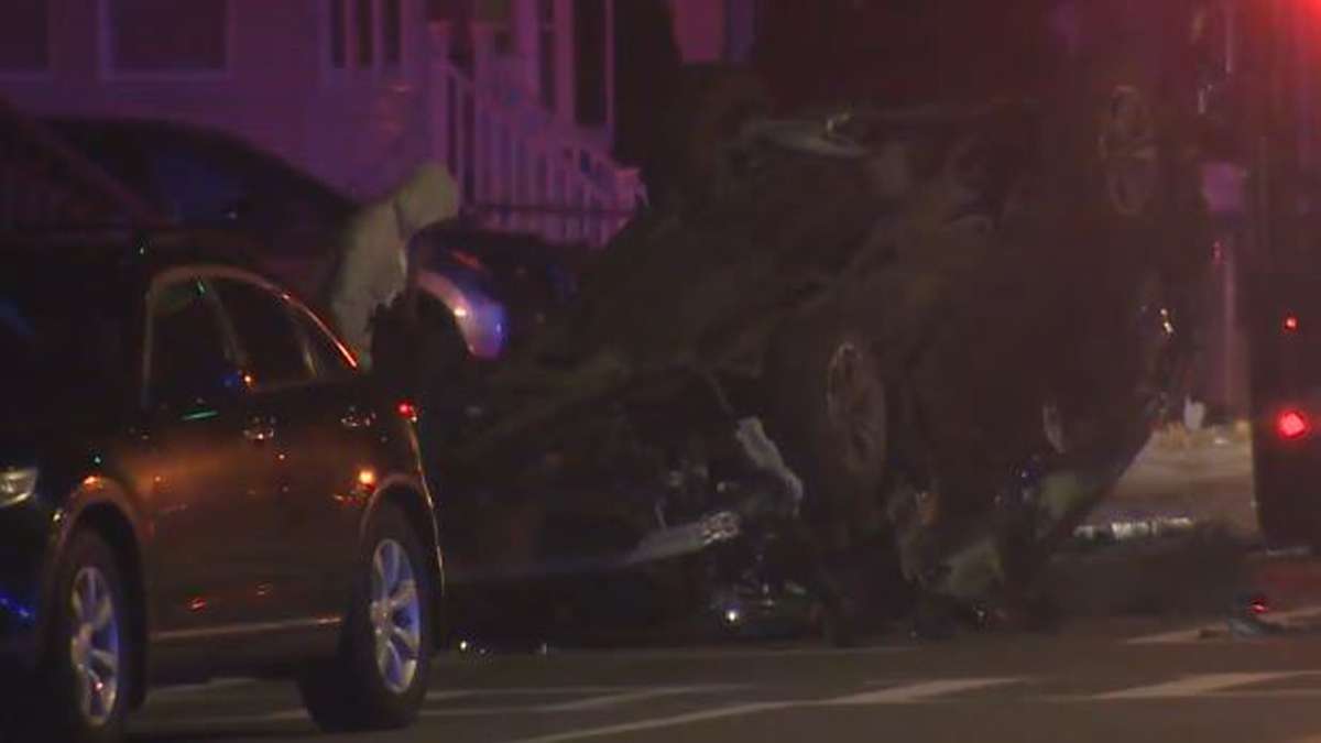 Police respond to rollover crash in Boston - Boston News, Weather ...