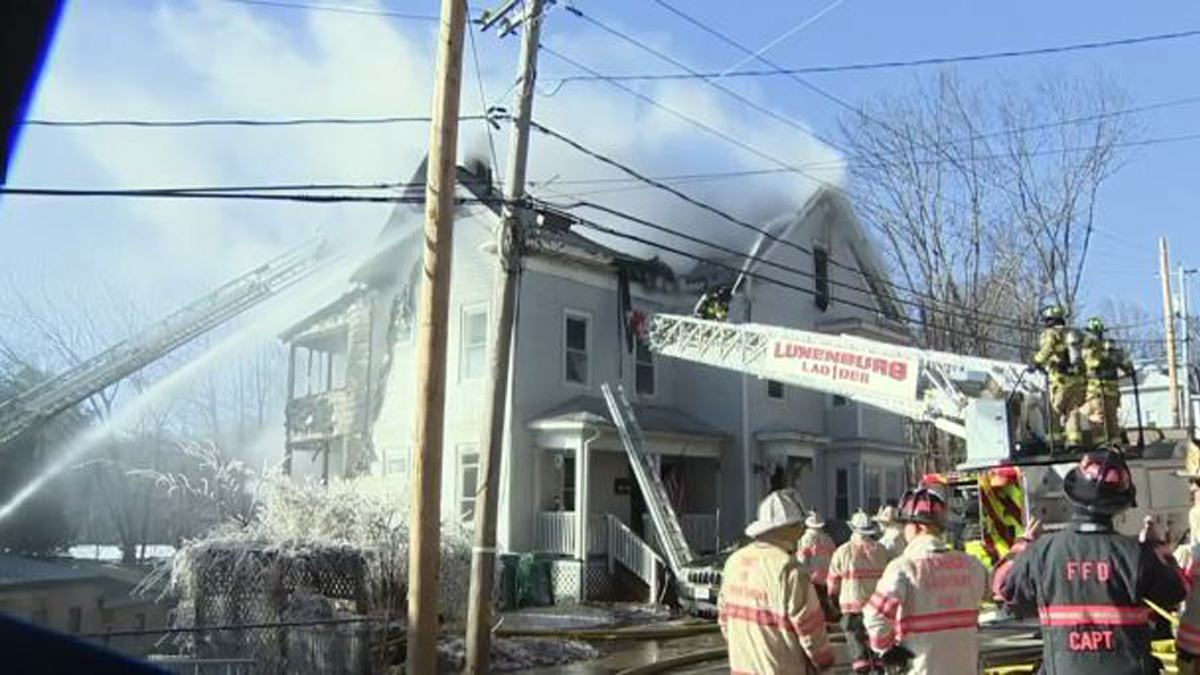 2 people rescued from burning home in Fitchburg - Boston News, Weather, Sports | WHDH 7News
