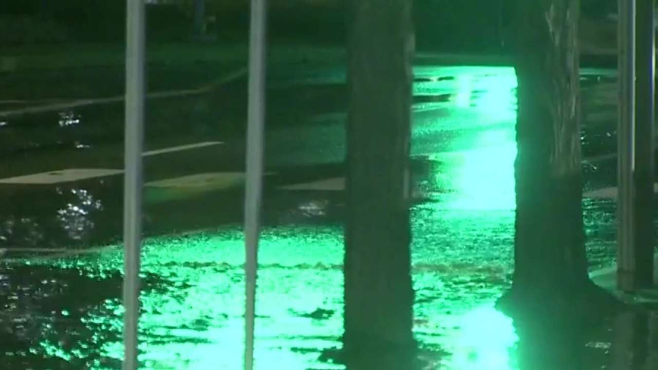 Water main break in Newton sends flood into street - Boston News ...