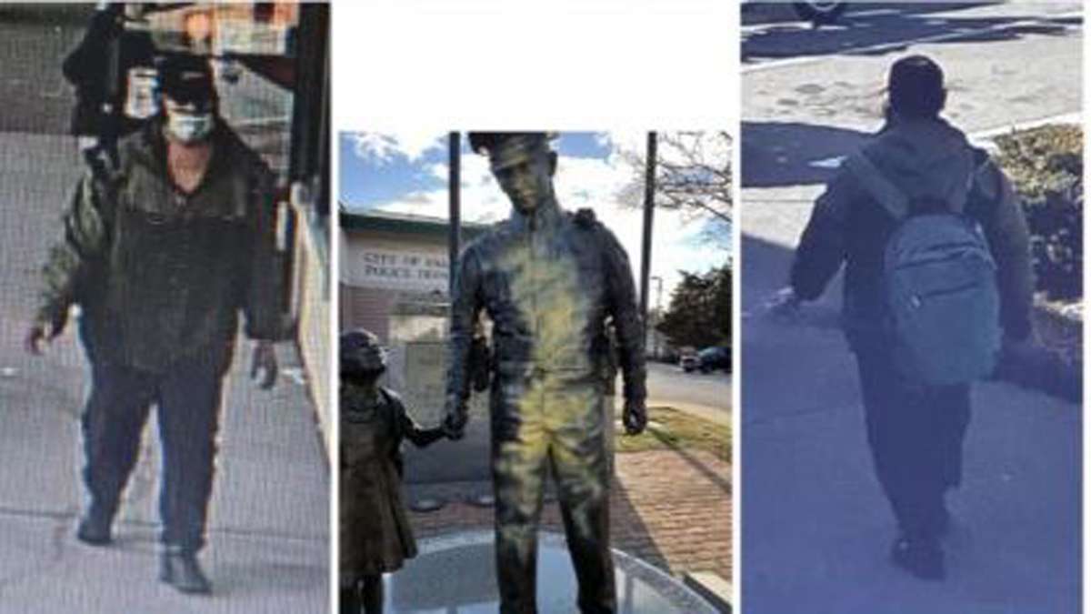 Fall River police looking to ID suspect in vandalism of Fallen Officers ...