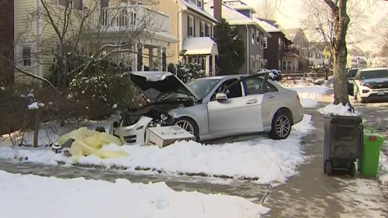 Two pedestrians hit by car in West Roxbury - Boston News, Weather ...