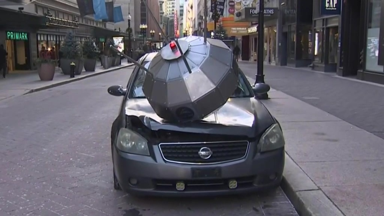 ‘Crashed’ satellite and pink inflatables: New artwork turning heads in ...