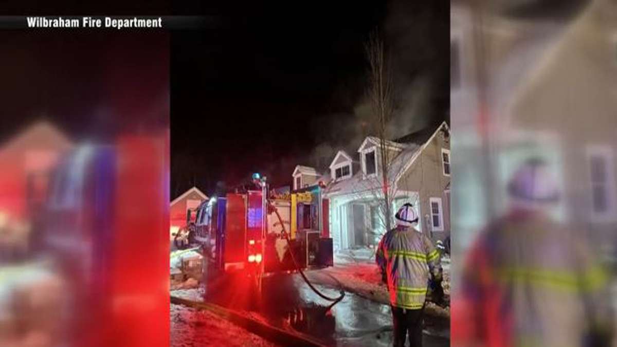 Fire crews battle blaze in Wilbraham - Boston News, Weather, Sports ...