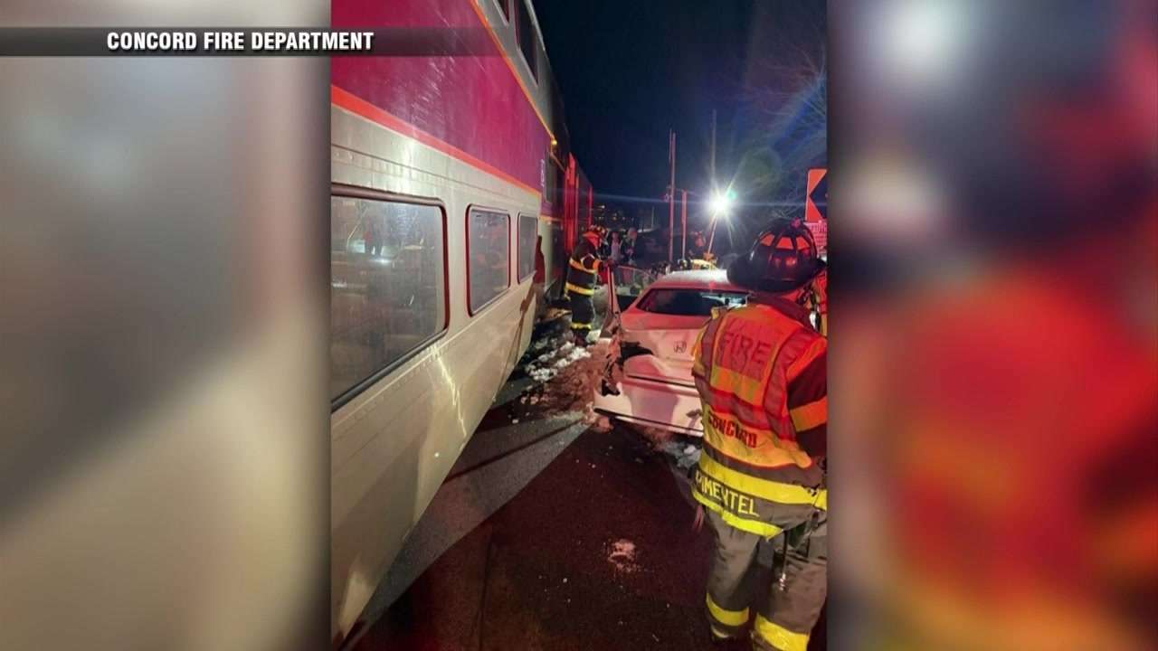 Commuter Rail train collides with car in Concord - Boston News, Weather ...