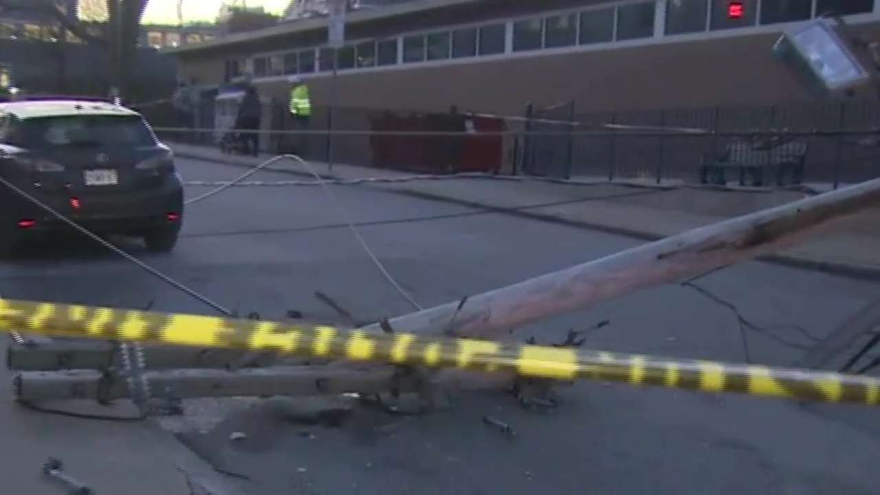 Strong winds topple utility poles, knock out power in Dorchester ...