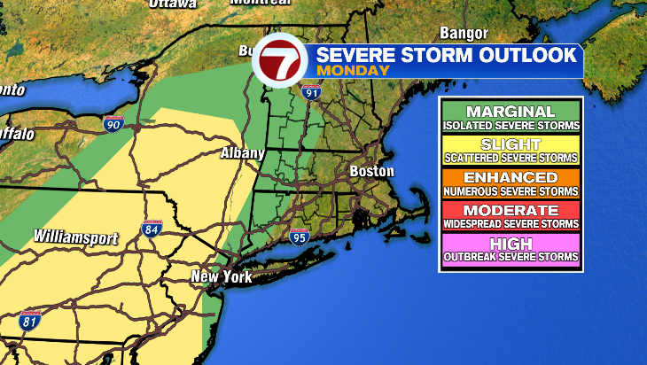 Thunderstorms possible Monday - Boston News, Weather, Sports | WHDH 7News