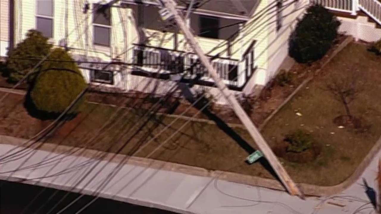 Truck takes down wires in Brockton - Boston News, Weather, Sports ...