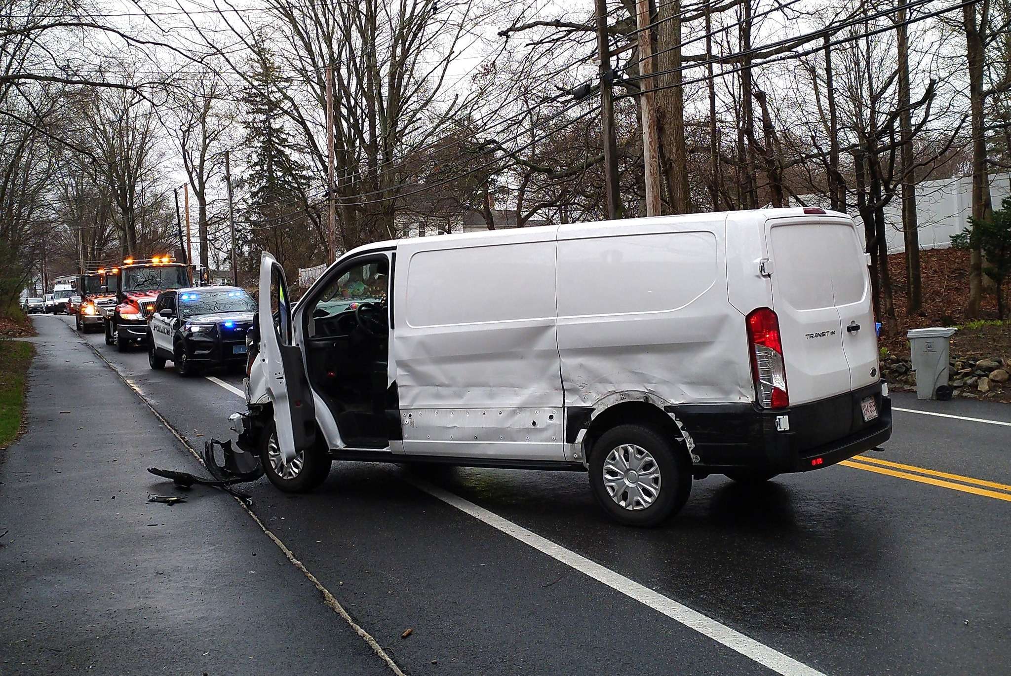 Person hospitalized after 3-vehicle crash in Holliston - Boston News ...