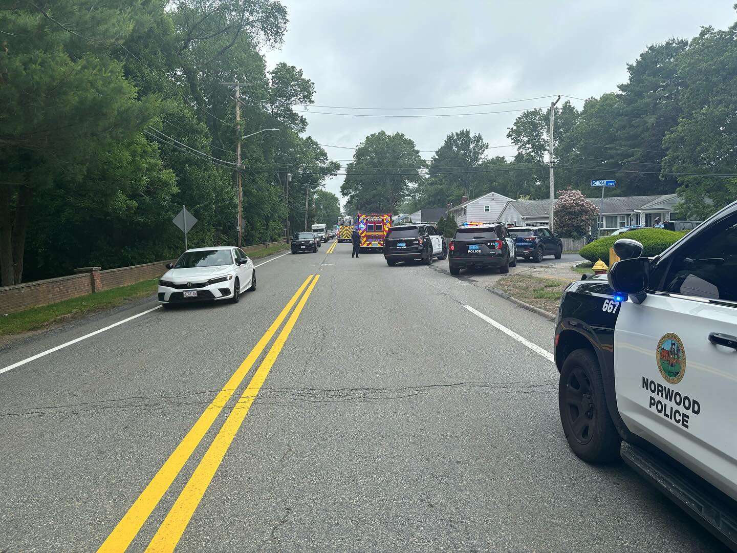 Bicyclist taken to hospital after crash with motor vehicle in Norwood ...