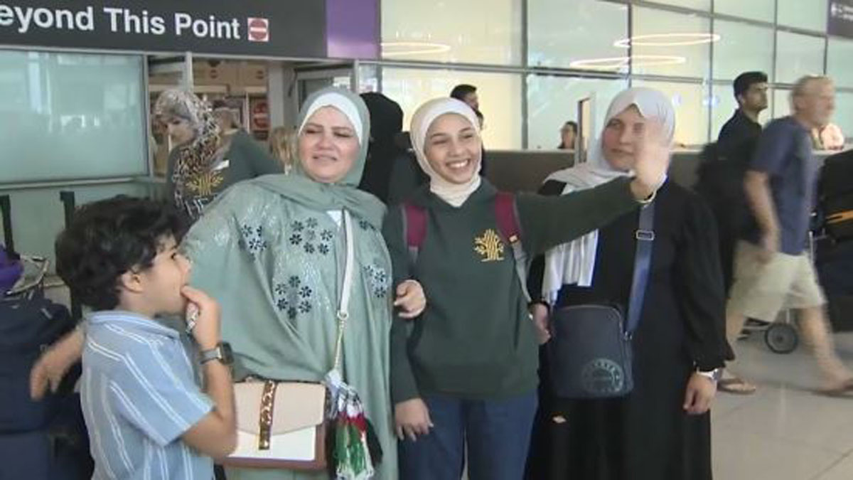 2 critically injured Palestinian girls arrive in Boston for treatment