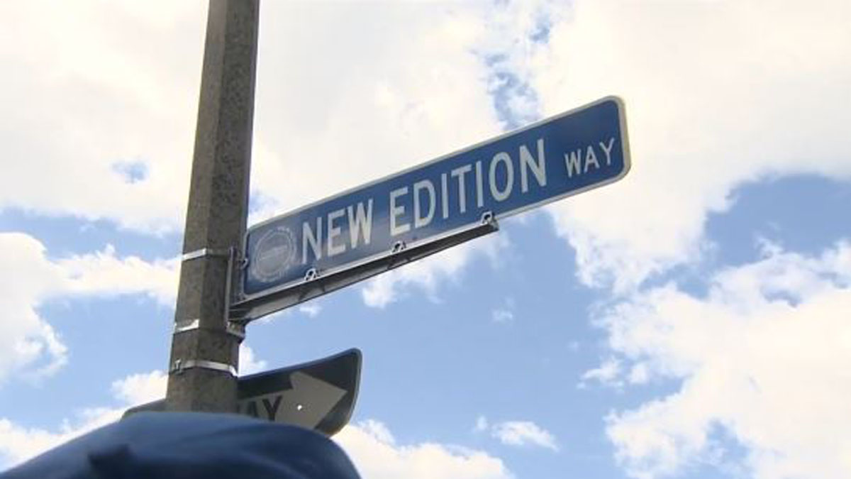 Community celebrates ‘New Edition Day’ in Boston with street naming ceremony, block party