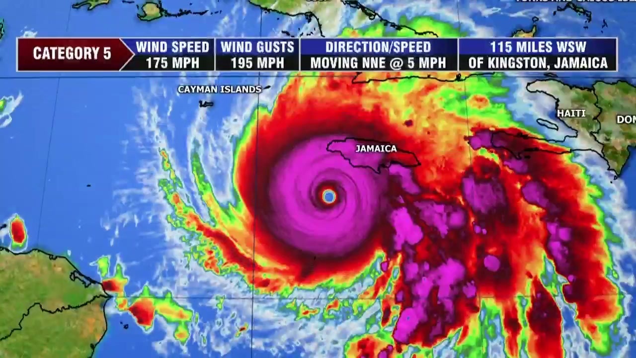 KINGSTON, Jamaica (AP) — Hurricane Melissa was set to pummel Jamaica on Tuesday as a catastrophic Category 5 storm, the strongest to lash the island<a class="excerpt-read-more" href="https://whdh.com/news/hurricane-melissa-bears-down-on-jamaica-as-its-strongest-storm-in-recorded-history/">Read More</a>