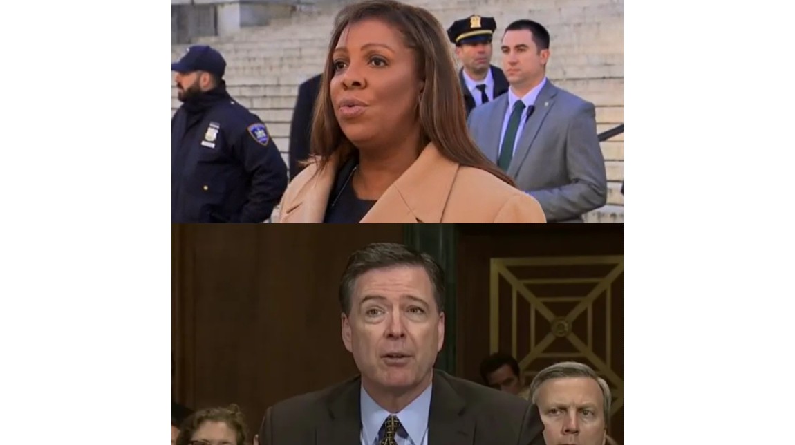Judge dismisses cases against James Comey and Letitia James
