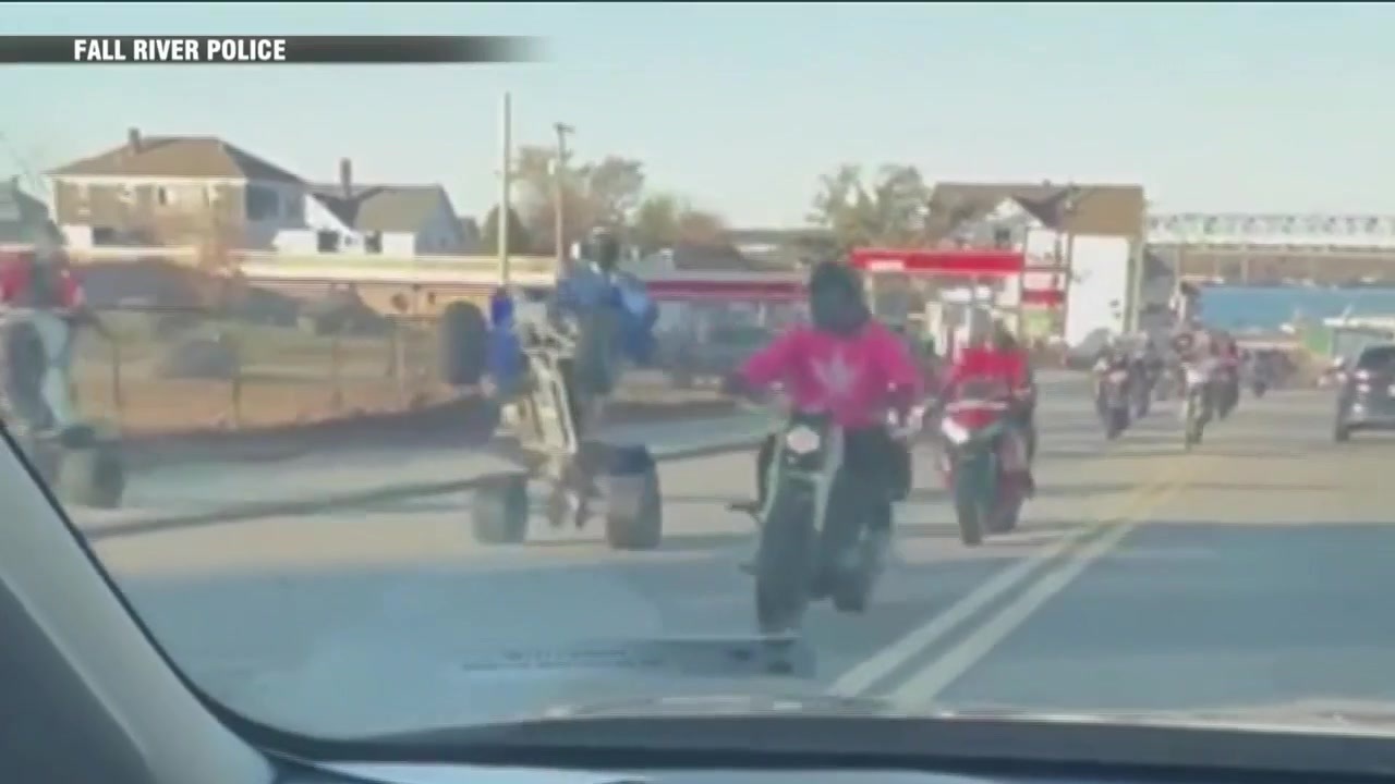 Police investigating street takeover in Fall River