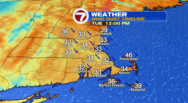 Many windy days ahead the rest of this week - Boston News, Weather ...