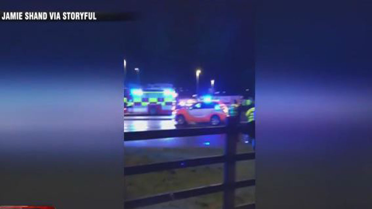 Police rule out terrorism in stabbing attack on UK train after 2 men are arrested