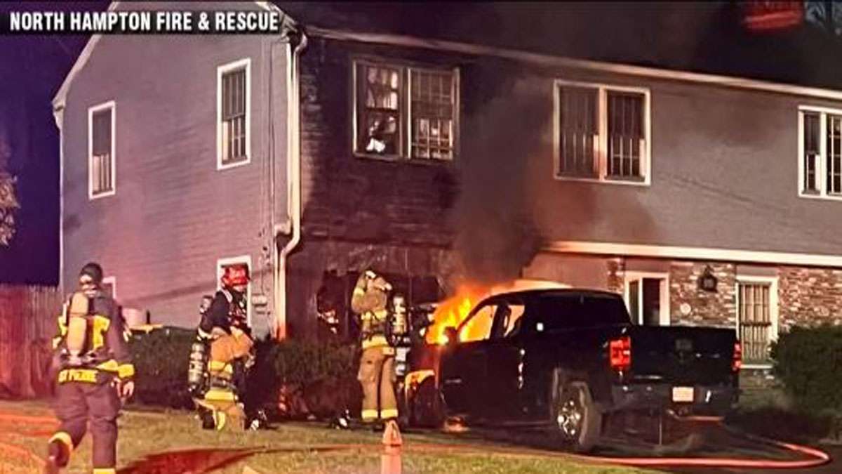Vehicle fire spreads to house in North Hampton, NH - Boston News ...