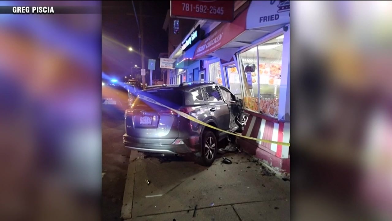 Car smashes into store in Lynn